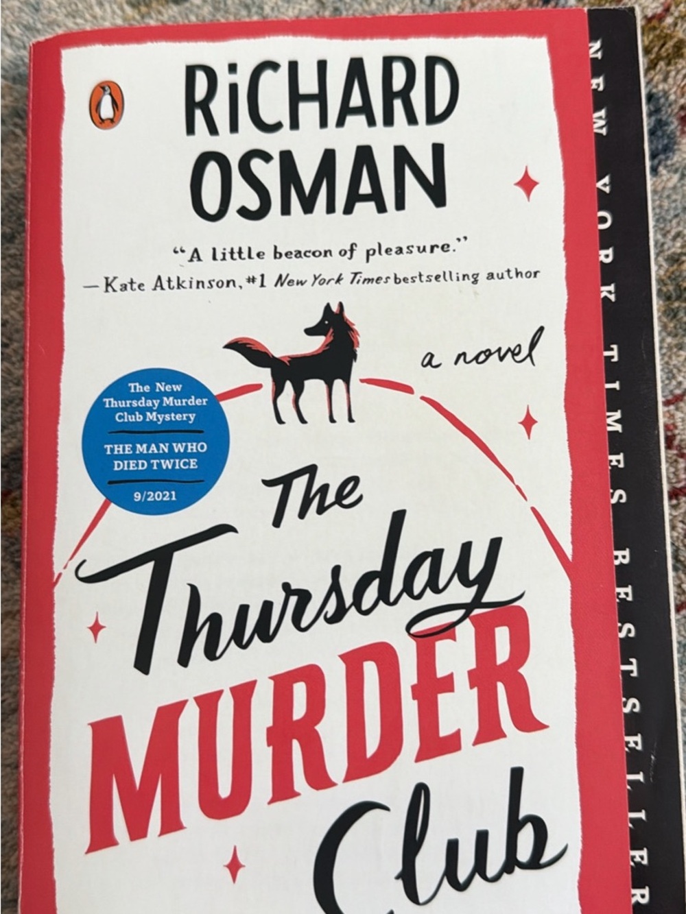 Original Penguin Paperback Novel in White and Red